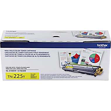 TN-225Y Brother YELLOW Original High Yield 2200 Pages for MFC-9130CW MFC-9330CDW MFC-9340CDW